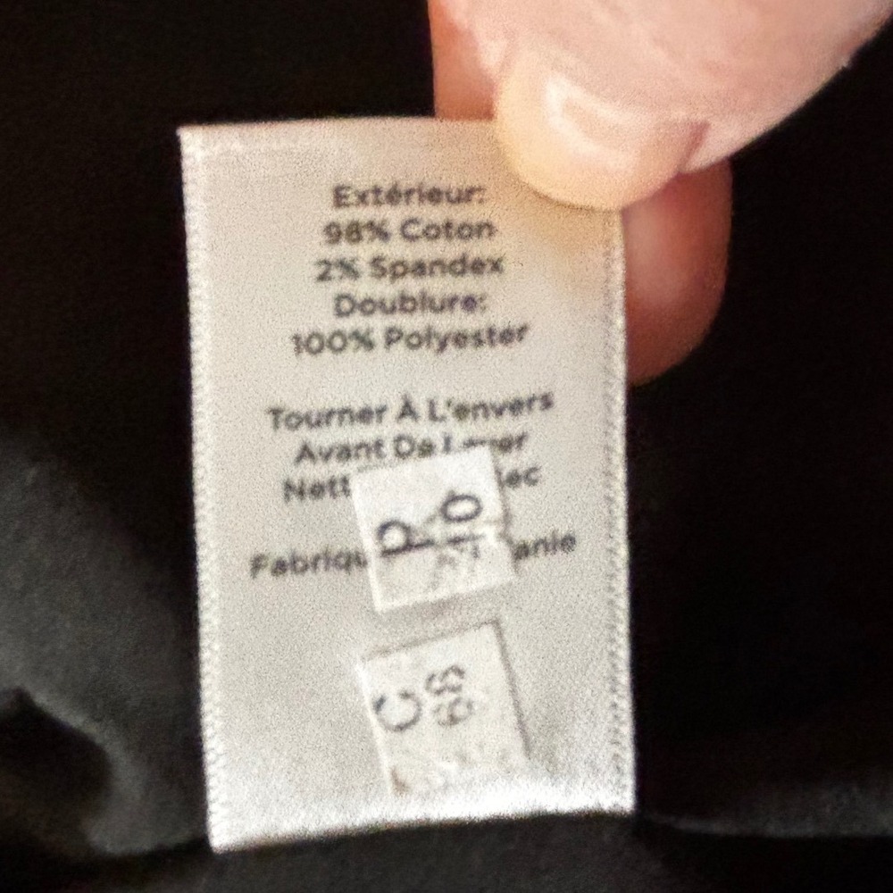 Talbots Petite Black Ivory Military Crest Button Blazer Jacket 12P - Picture 11 of 16